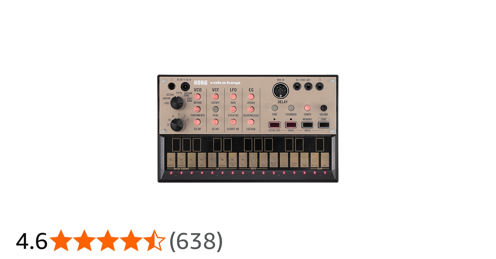 Amazon | KORG アナログ シンセサイザー volca keys ポリフォニック