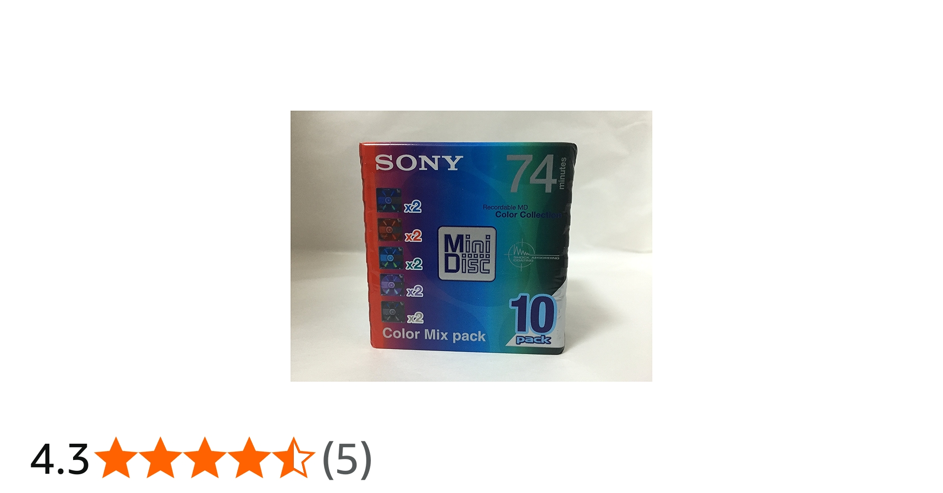Amazon | SONY MD ミニディスク 74分10パック 10MDW74CRX | Sony