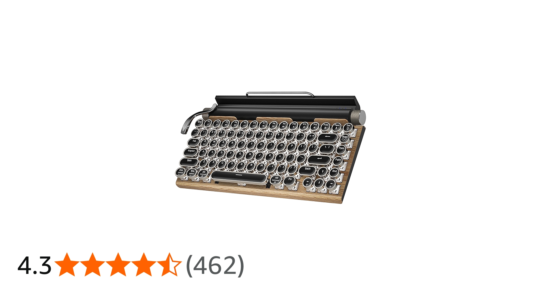 Amazon | Retro Typewriter Keyboard Wireless, Mechanical Gaming
