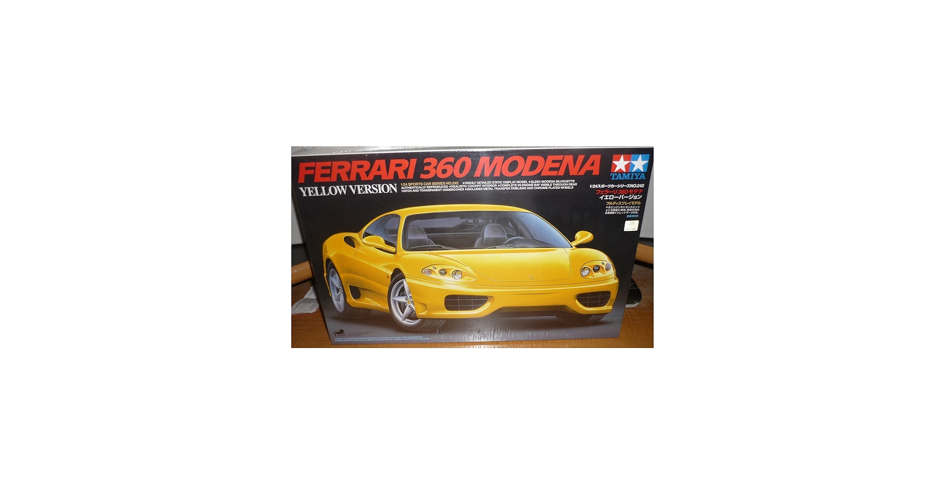 Amazon.com: Tamiya - Ferrari 360 Modena 1/24 Model 24242 Yellow