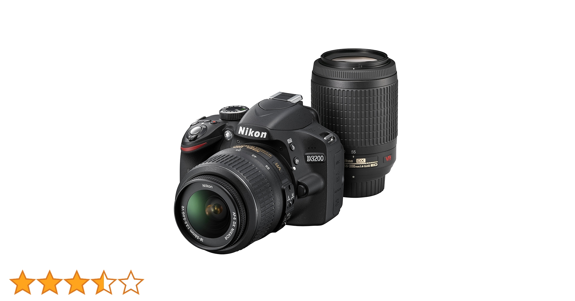Nikon D3200 ダブルズームキット 美品 シャッター11070 Nikon D3200