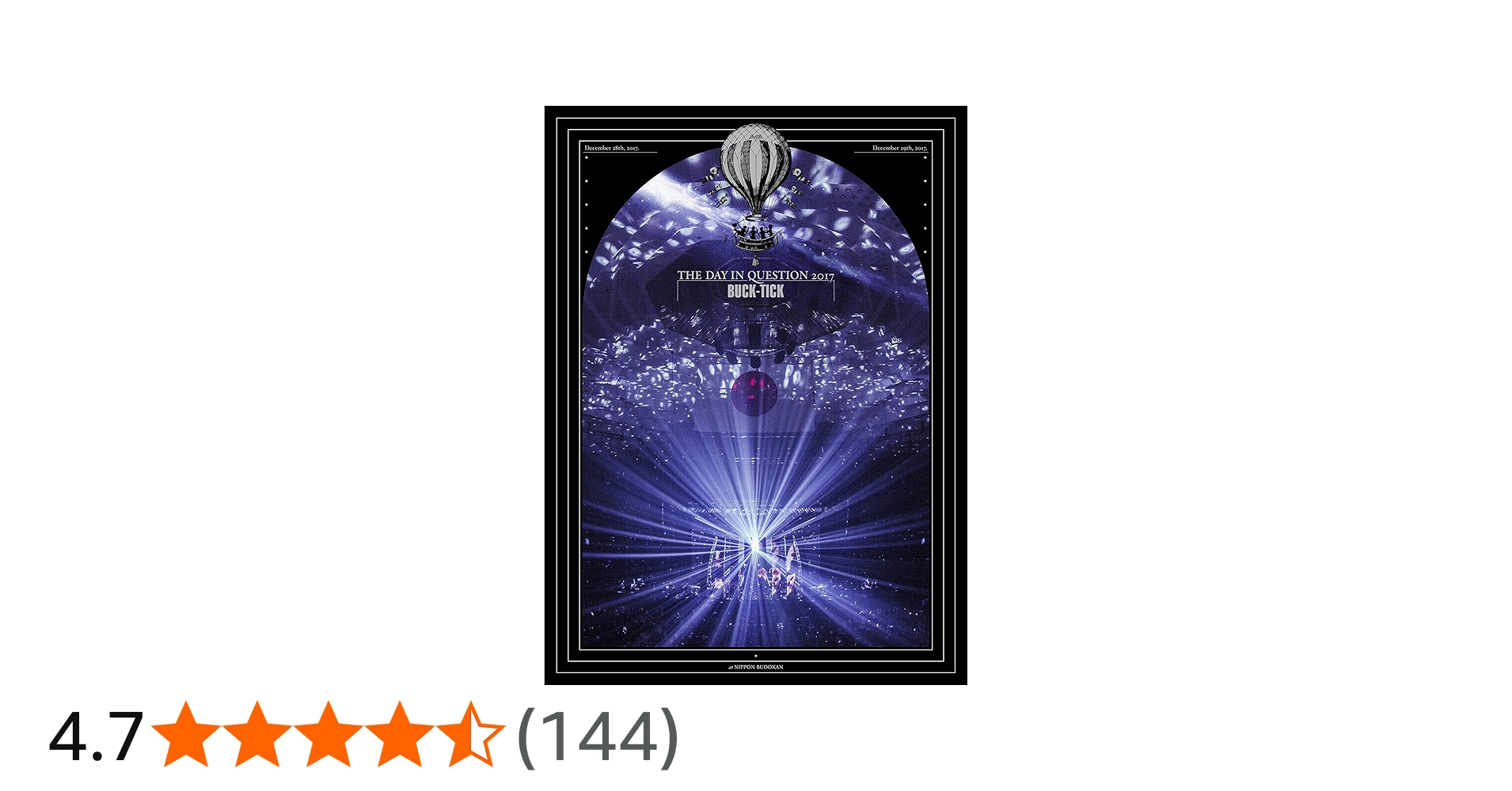 Amazon.co.jp: THE DAY IN QUESTION 2017 (通常盤DVD) : BUCK-TICK