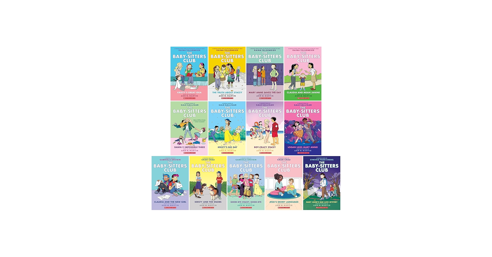 The Baby-Sitters Club Series Graphic Novels, Books 1-13 Set