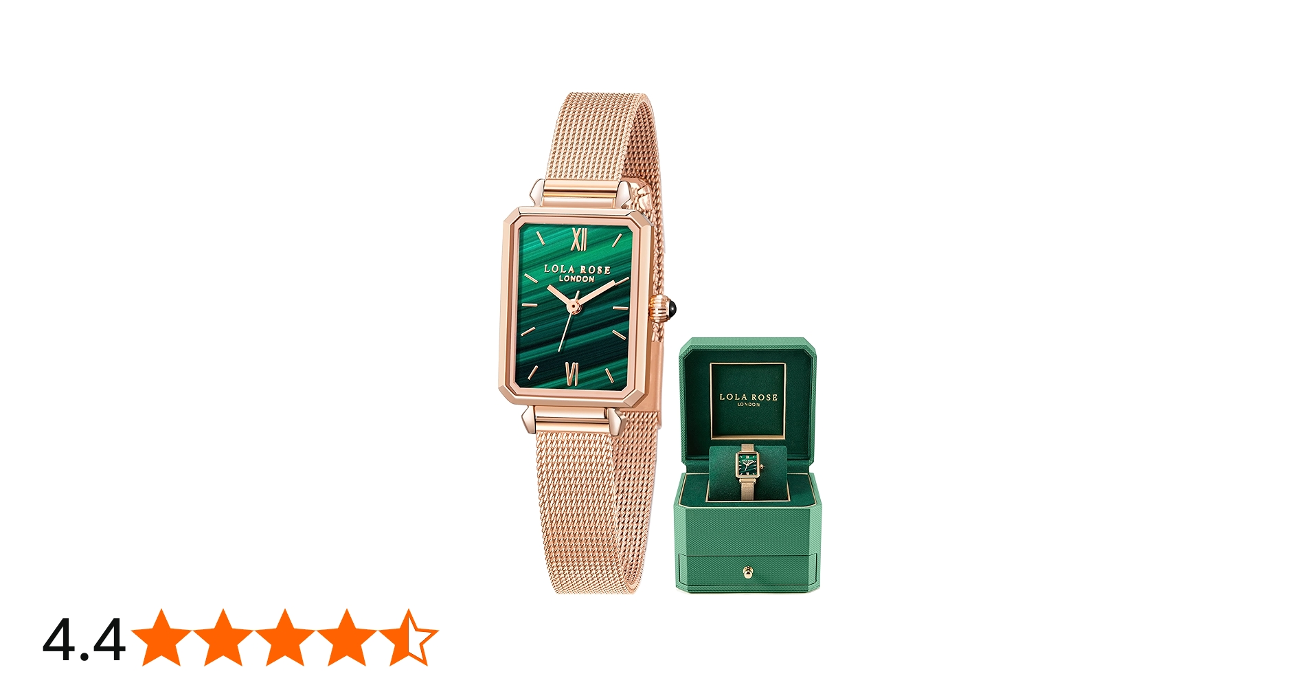 Amazon.co.jp: Lola Roseレディース マラカイトテクスチャー 時計