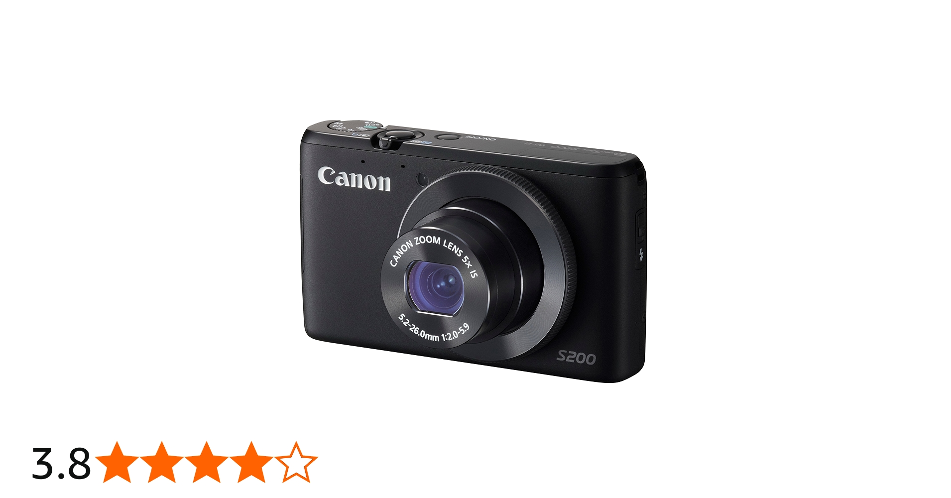 Amazon | Canon デジタルカメラ PowerShot S200(ブラック) F値2.0 広角