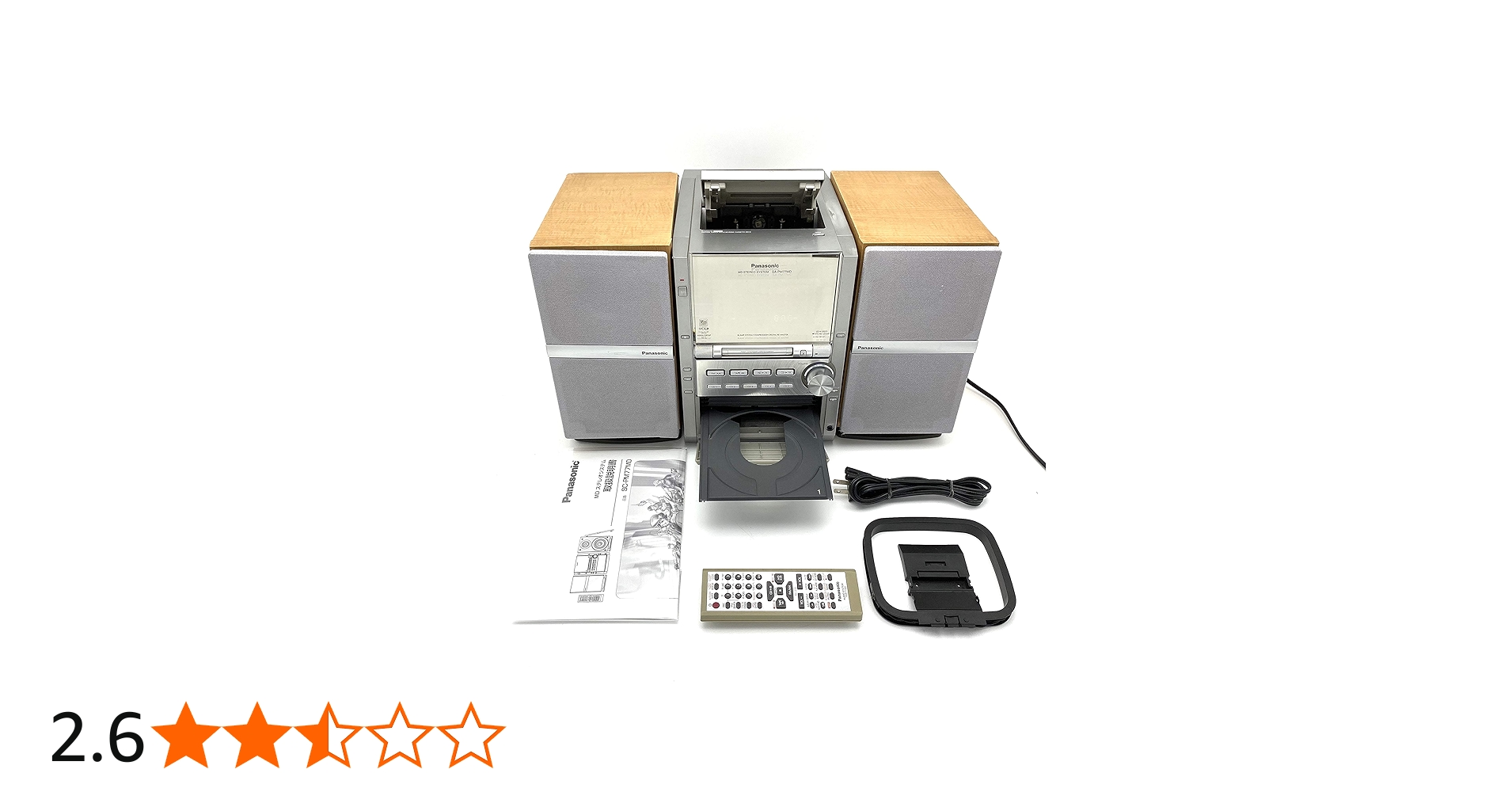 Amazon | Panasonic パナソニック SC-PM77MD-S シルバー MDステレオ