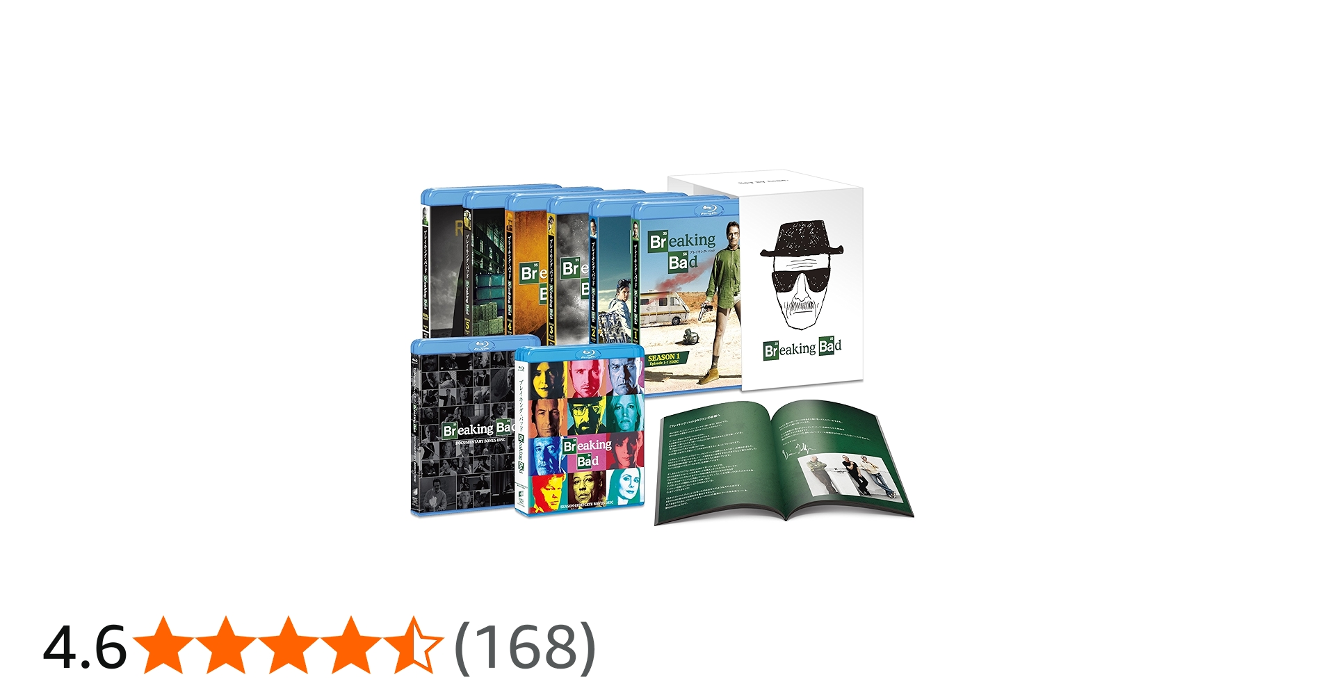 Amazon.co.jp: ブレイキング・バッド ブルーレイBOX 全巻セット復刻版