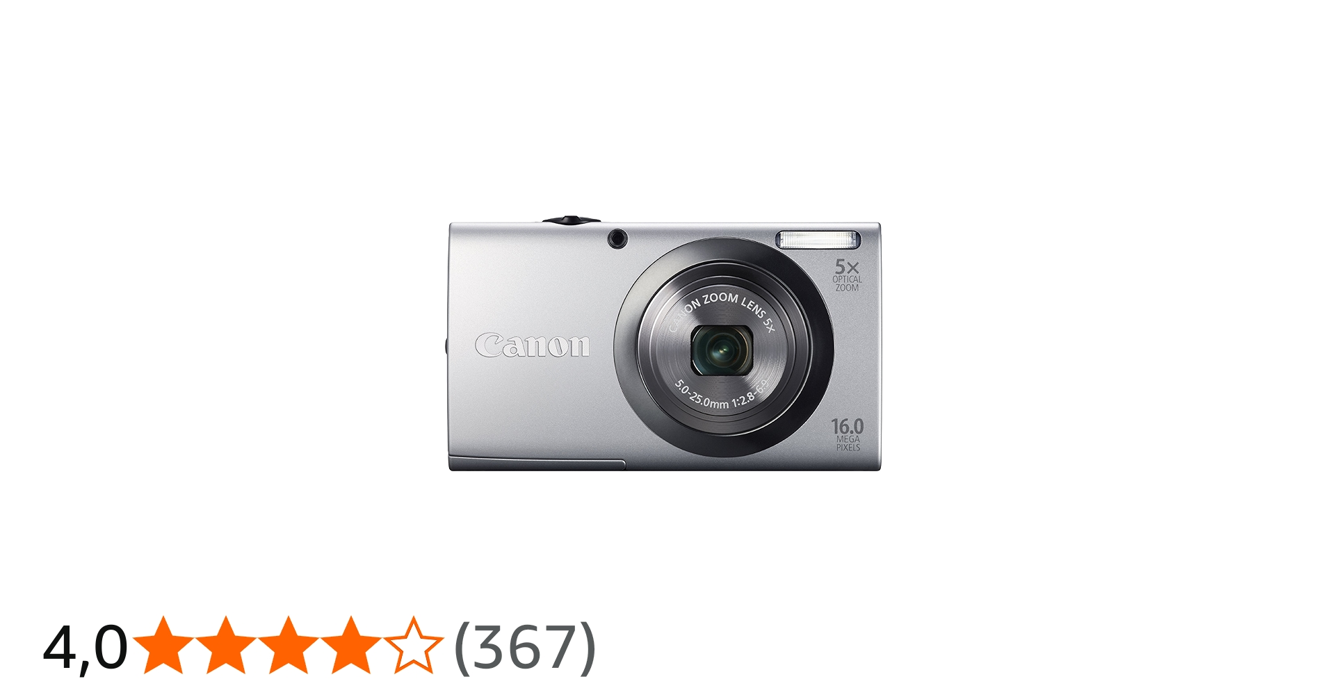 Canon PowerShot A2300 Digitalkamera (16 MP, 5-fach opt. Zoom, 6