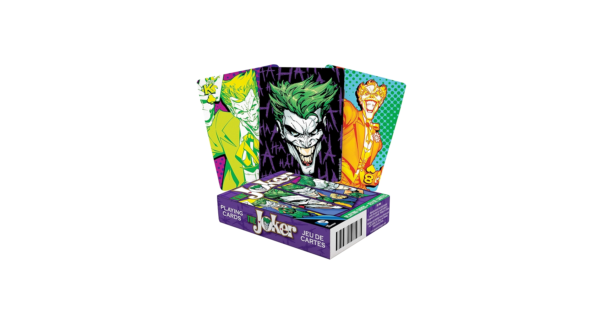 Amazon.com: Aquarius DC Comics Joker Playing Cards : Toys & Games