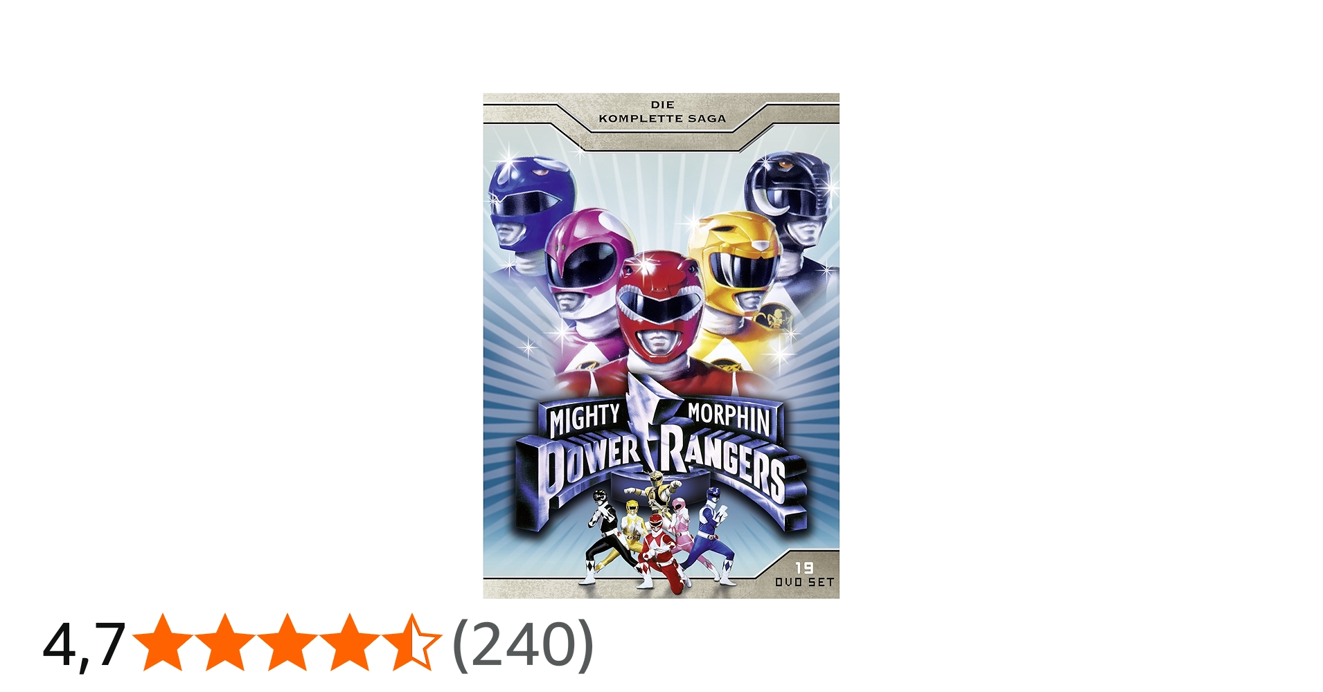 Mighty Morphin (Komplette Serie 19 Dvds): Amazon.fr: Power Rangers