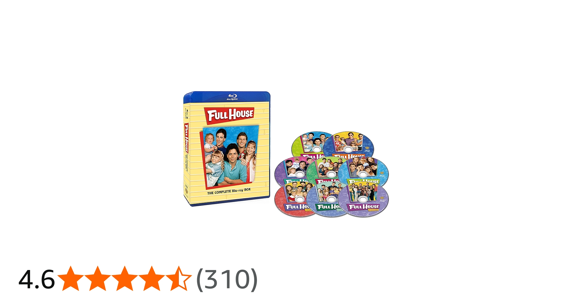 Amazon.co.jp: フルハウス シーズン1-8 全話まとめ見ブルーレイ (8枚組