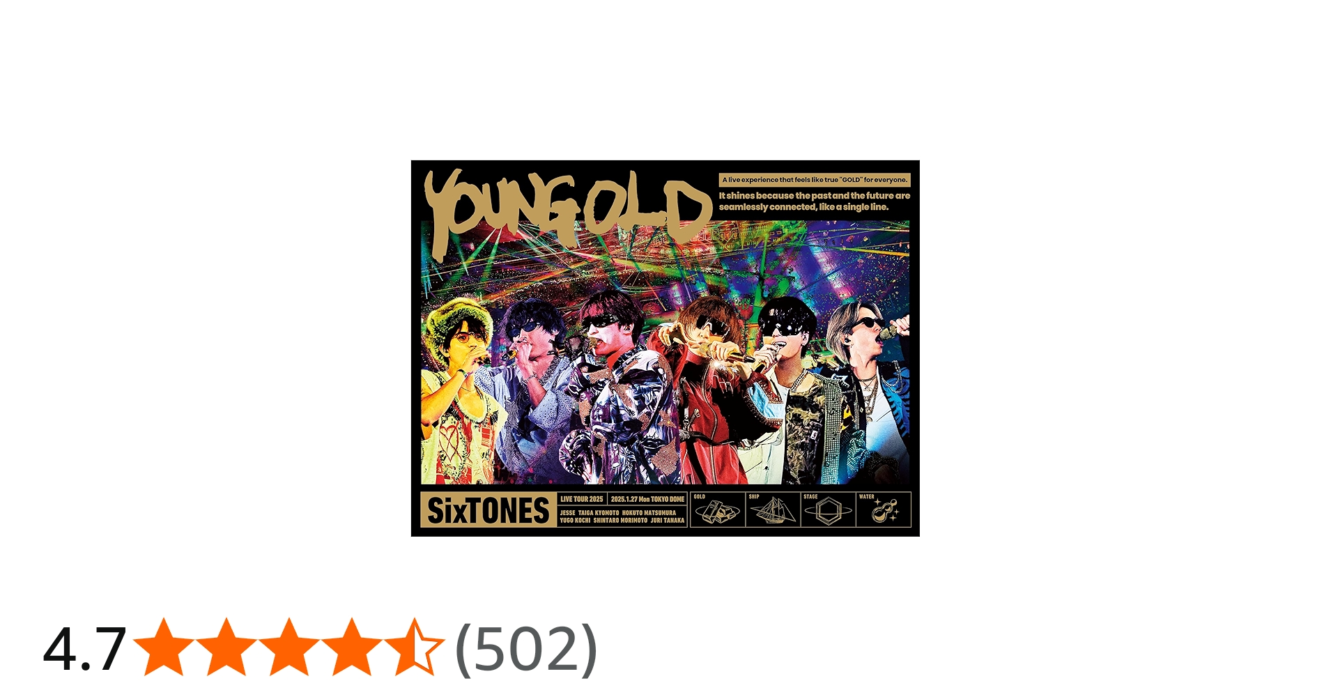 Amazon.co.jp: YOUNG OLD (初回盤) (DVD) - SixTONES : SixTONES: DVD