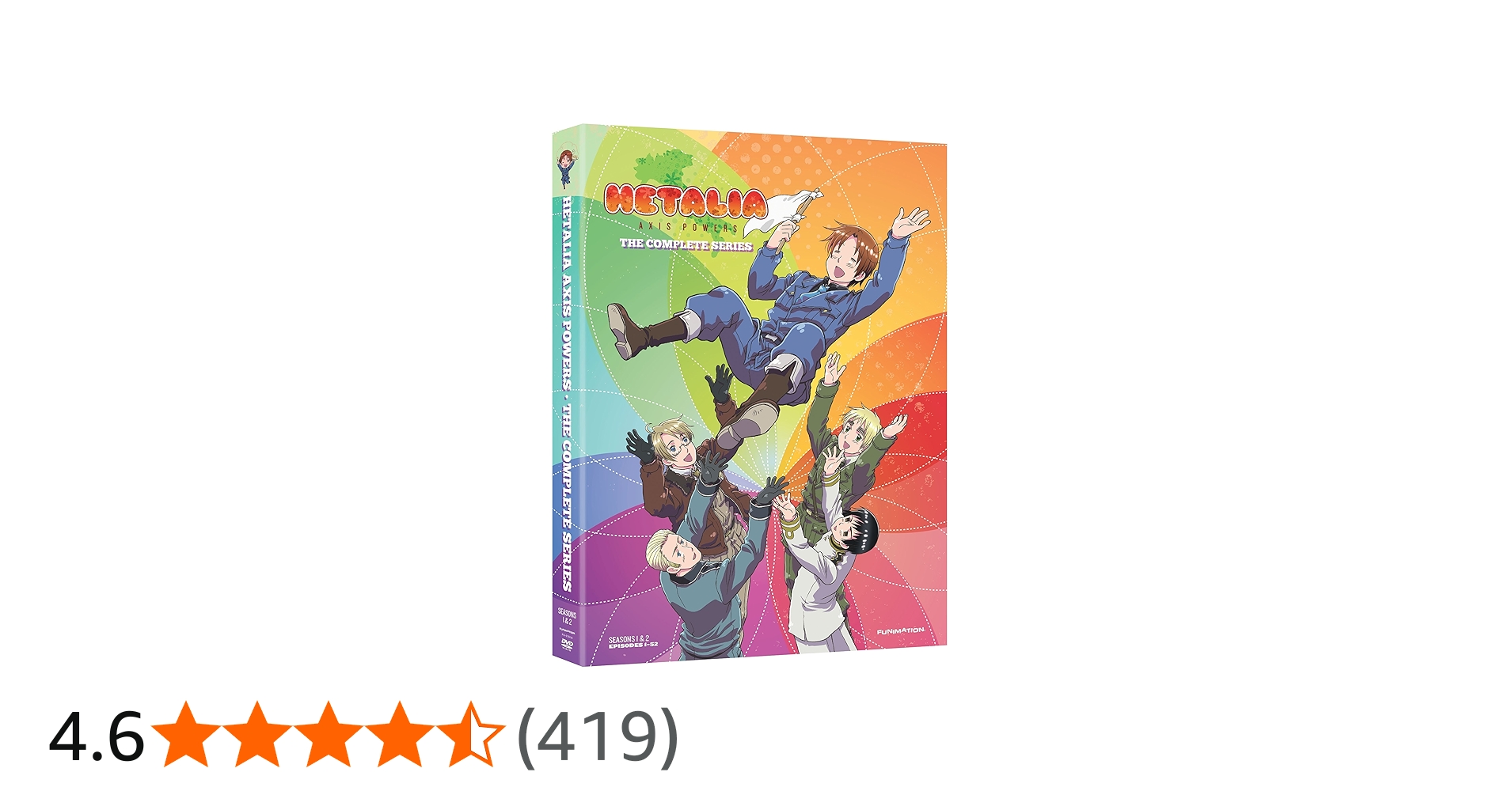 Amazon.co.jp: ヘタリア Axis Powers DVD-BOX (全52話収録) 北米版