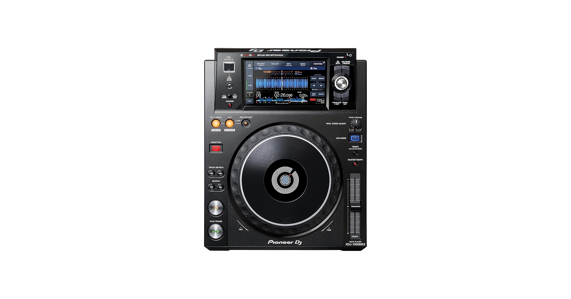 Amazon.com: Pioneer DJ XDJ-1000MK2 DJ Deck with Touch Screen