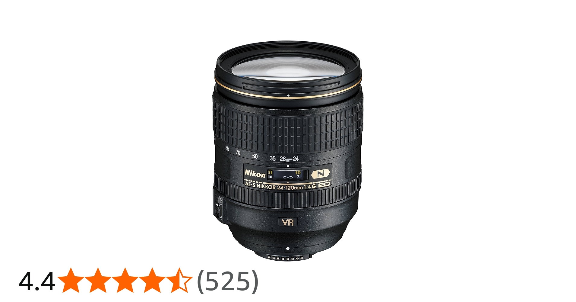 Nikon AF-S Nikkor 24-120mm F/4 G ED VR Zoom Lens for Nikon DSLR