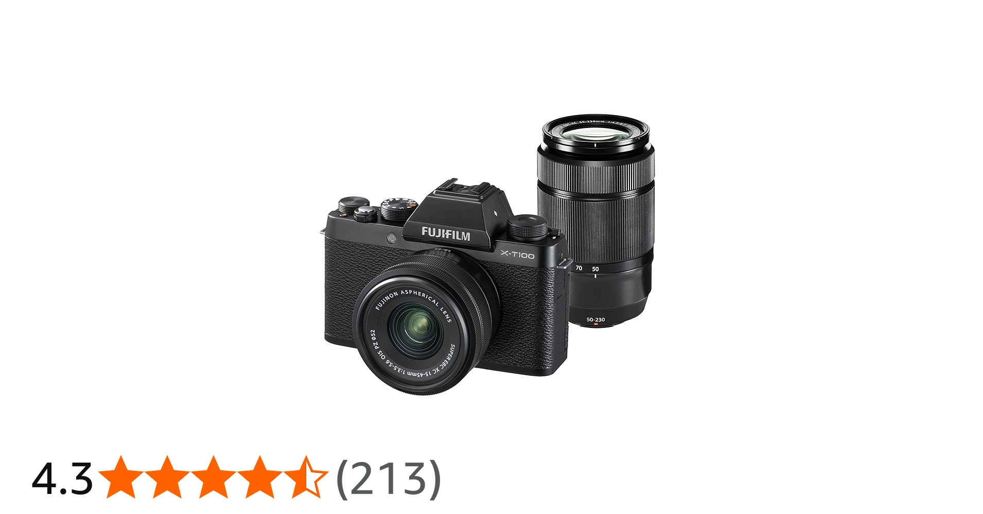 Amazon | FUJIFILM ミラーレス一眼 X-T100ダブルズームレンズキット