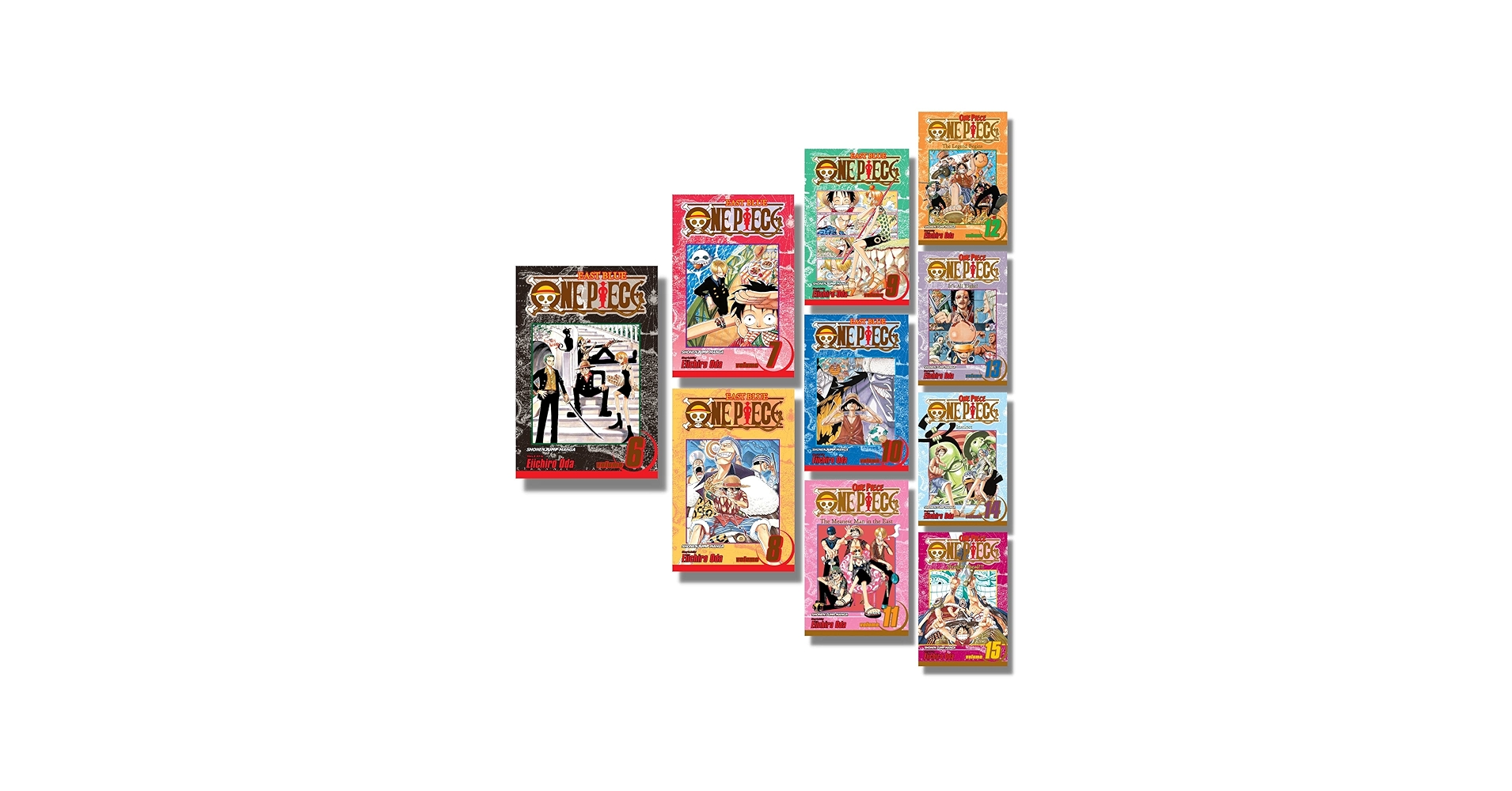 One Piece Set 1 - Vol 6 - 15 East Blue and Baroque Works: Eiichiro