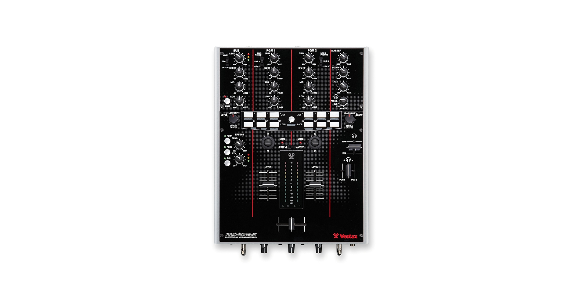 Amazon | Vestax DJミキサー PMC-05Pro IV BLK ブラック MIDI