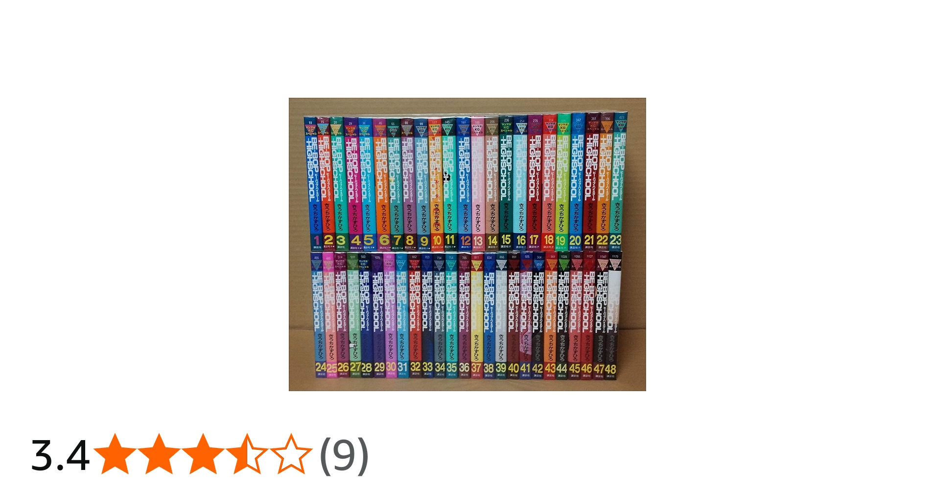 BE-BOP-HIGHSCHOOL ビー・バップ・ハイスクール コミック 全48巻 完結