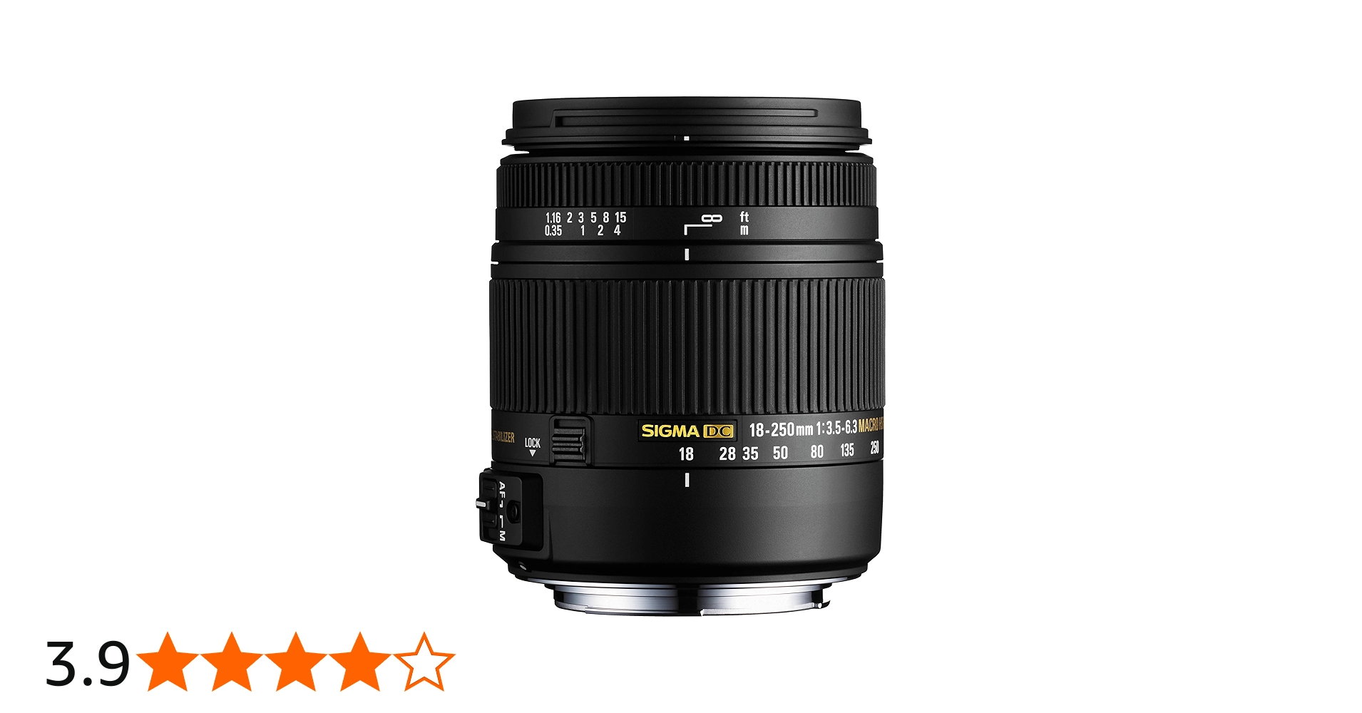 Amazon | SIGMA 高倍率ズームレンズ 18-250mm F3.5-6.3 DC MACRO HSM