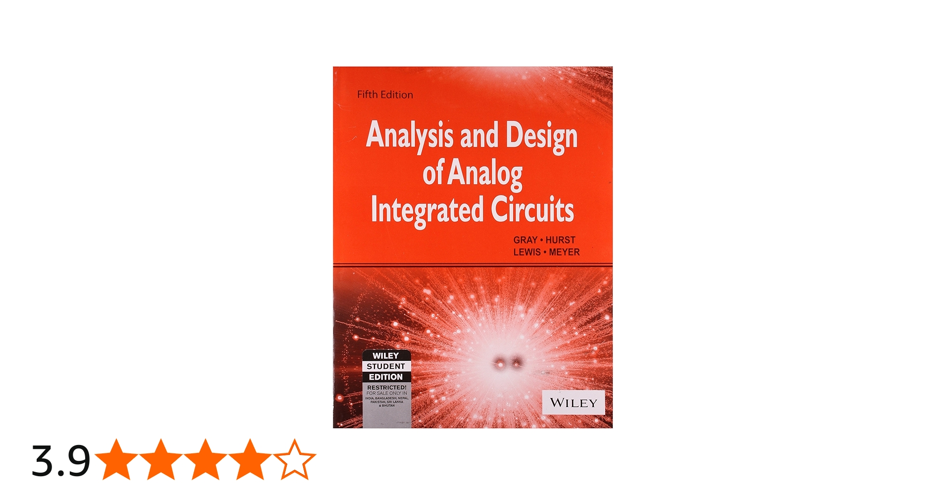 Analysis and Design of Analog Integrated Circuits, 5ed, ISV | IM