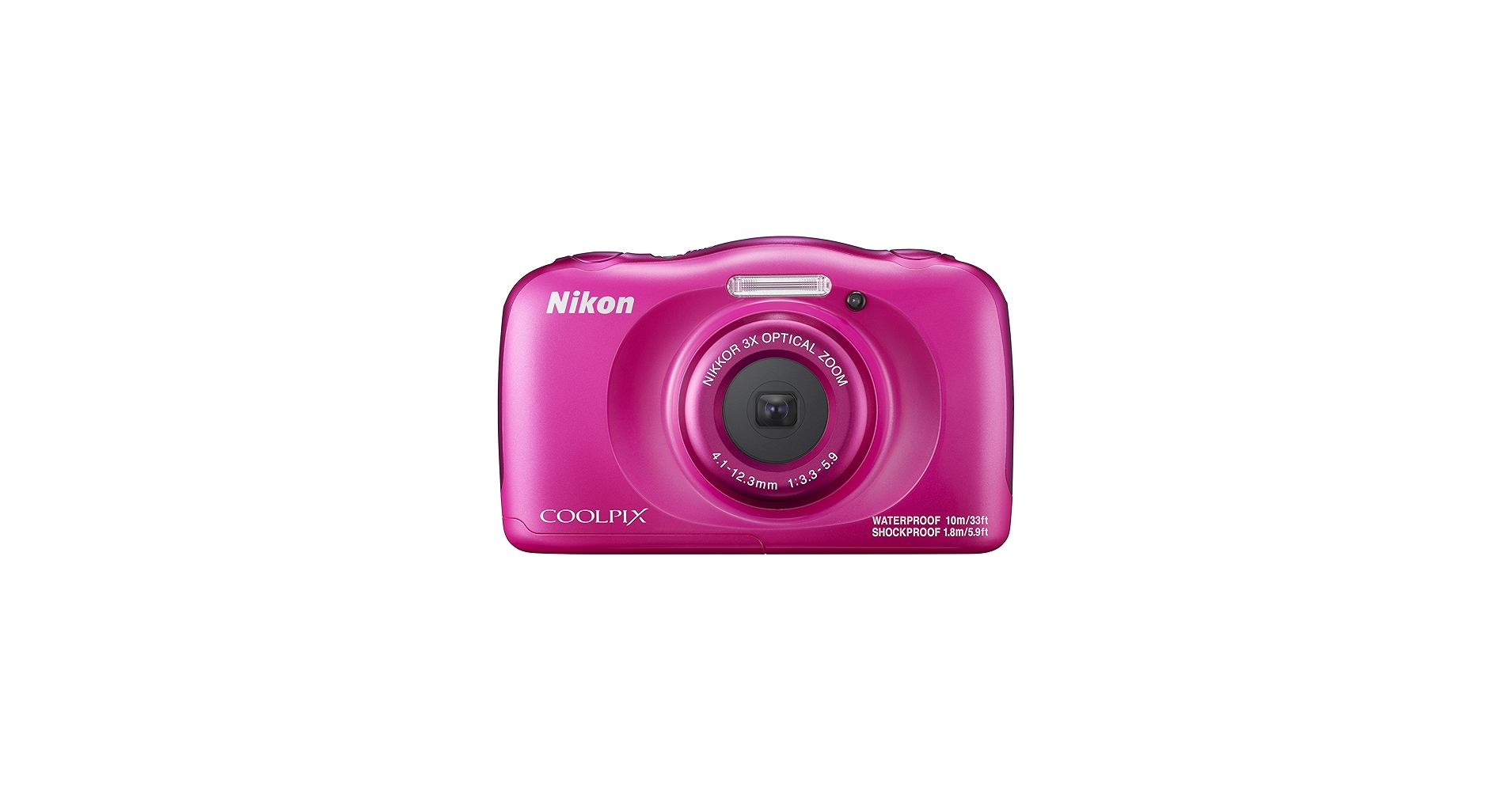 Amazon.com : Nikon digital camera COOLPIX W100 (Pink)(Japan Import