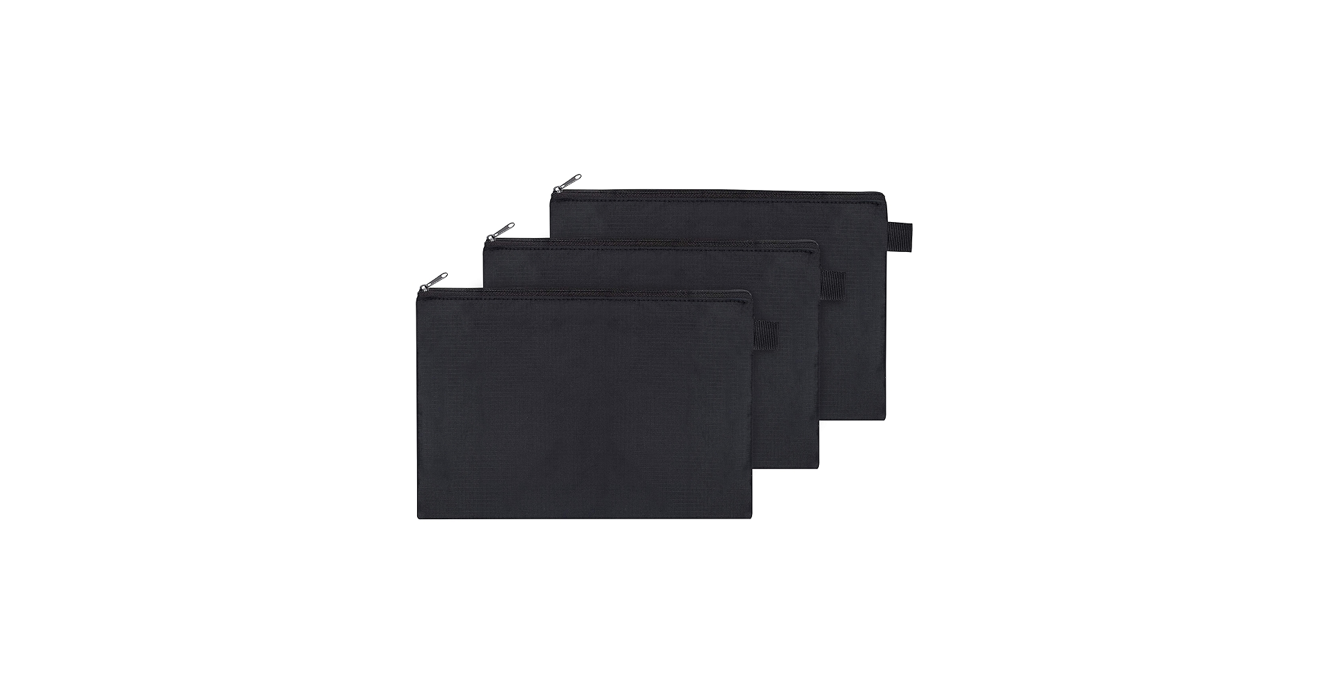 Amazon.com: Sun Life Style Black Nylon Zipper Organizer Pouch (9.5