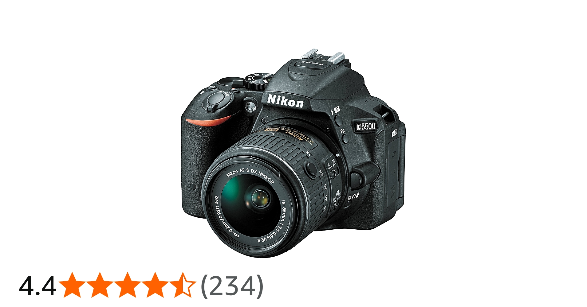 Amazon | Nikon D5500 DX-Format デジタル一眼レフカメラ + AF-P 18
