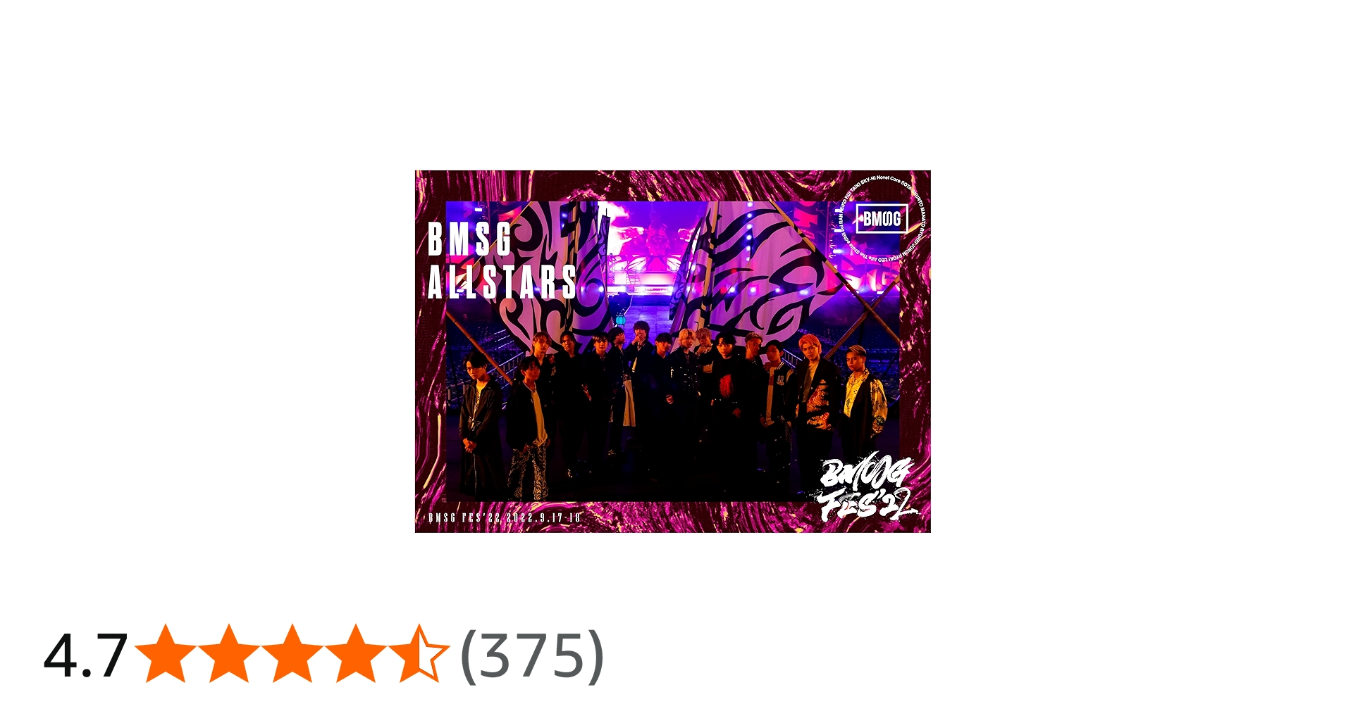 Amazon.co.jp: BMSG FES'22(Blu-ray2枚組/スマプラ対応) [Blu-ray