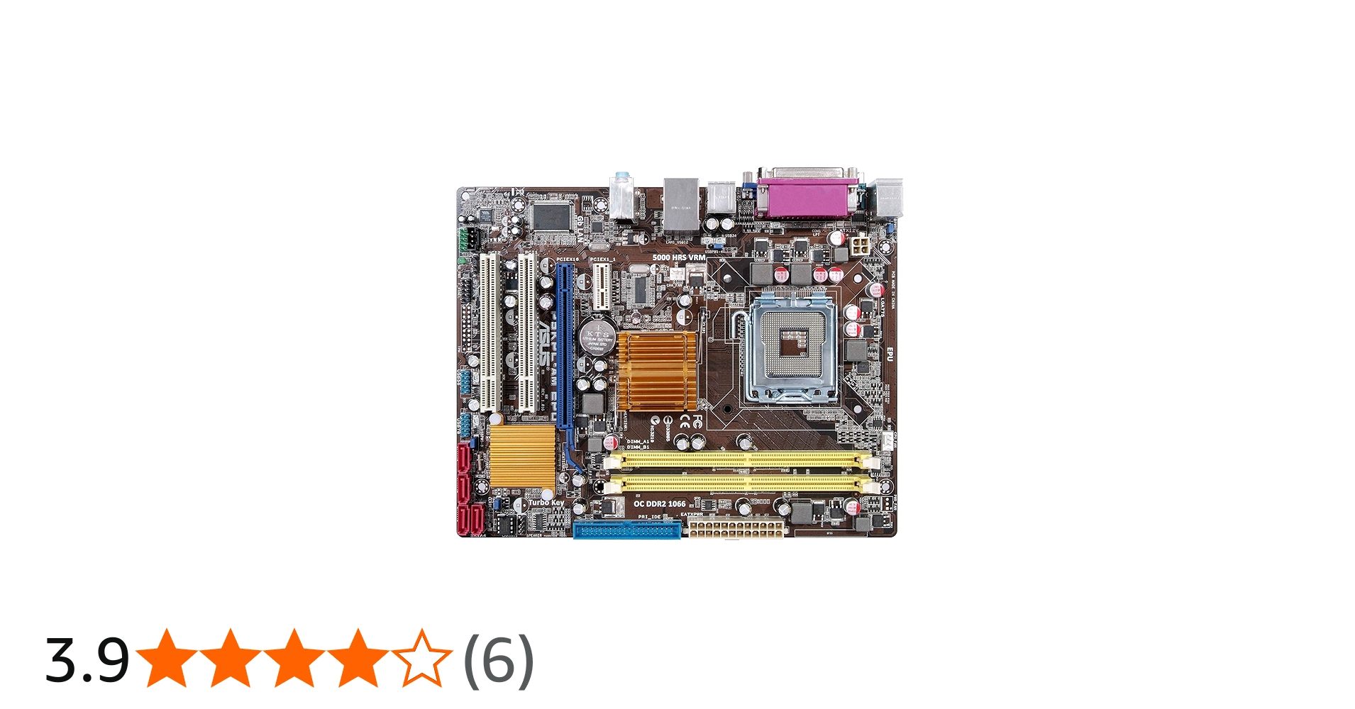ASUS P5KPL-AM EPU - LGA 775 - Intel G31 - DDR2 - uATX Motherboard