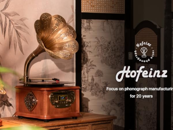 Amazon.co.jp: レトロBluetoothスピーカー、ポータブルミニ蓄音機