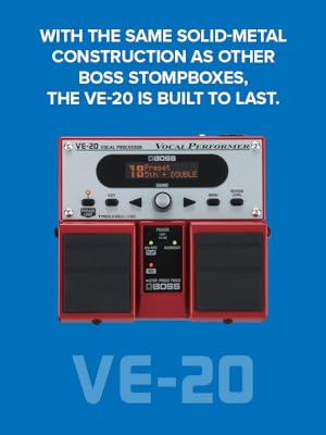 Amazon.com: BOSS VE-20 Vocal Performer | Specialized Effects Unit