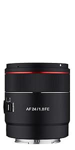 Amazon.co.jp: SAMYANG 単焦点レンズ AF 24mm F1.8 FE ソニーEマウント