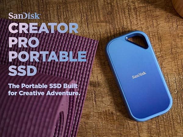 Amazon.com: SanDisk 4TB Creator Pro Portable SSD - Up to 2000MB/s