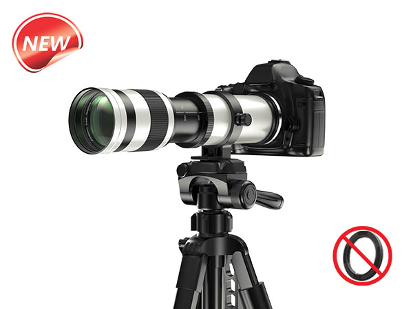 Amazon.co.jp: Lightdow 望遠 ズーム レンズ 420-800mm F/8.3-16 対応