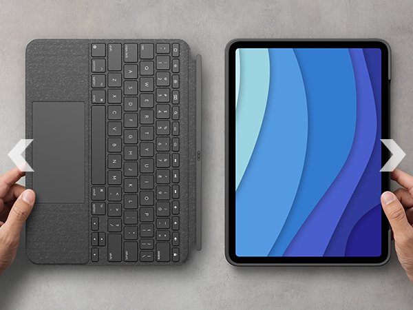 Amazon.com: Logitech Combo Touch iPad Pro 11-inch (1st, 2nd, 3rd