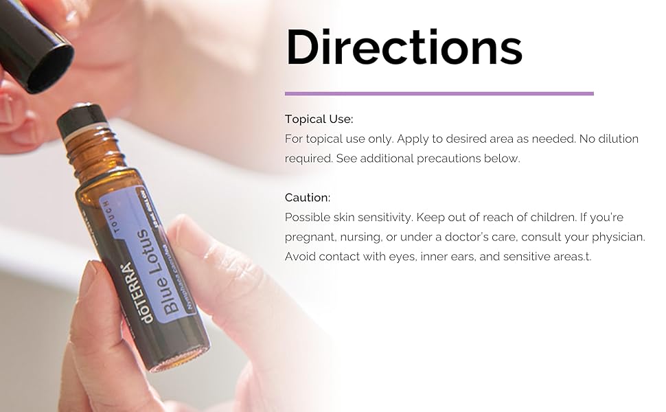 Amazon.com: doTERRA Touch Blue Lotus Roll On 10 mL : Health