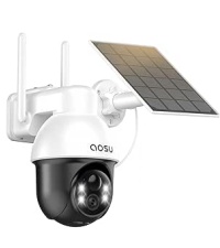 Amazon.co.jp: aosu 防犯カメラ 屋外 ソーラー 500万超高画素 PIR人体