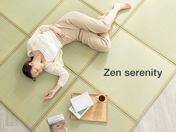 Amazon.com: FULI Japanese Square Tatami Rug, Lightweight Igusa Mat