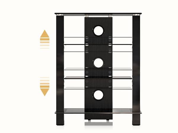 Amazon.co.jp: FITUEYES オーディオラック アンプラック パワーアンプ