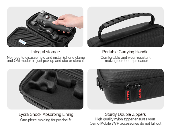 Amazon.com : Skyreat Osmo Mobile 7P Case,PU Leather Portable