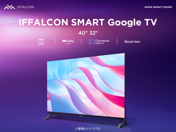 Amazon | iFFALCON 40V型 テレビ Google TV フルハイビジョン ネット