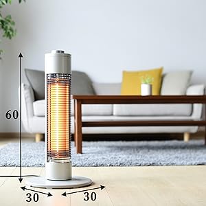 Amazon | [山善] グラファイトヒーター 超速暖 日本製ヒーター管採用