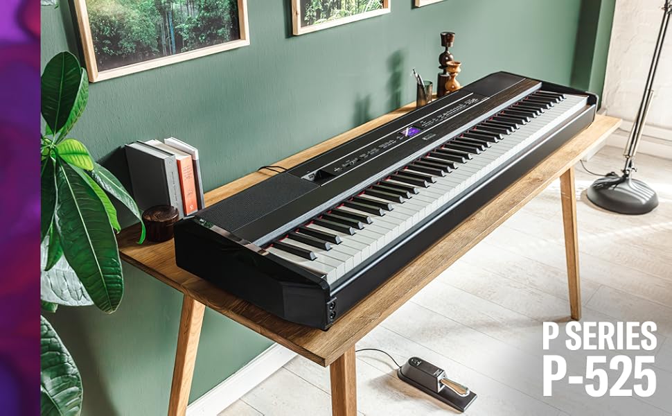 Amazon | 【セット買い】ヤマハ YAMAHA 電子ピアノ P-525B ブラック P