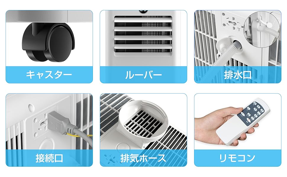 Amazon | Sumeriy ポータブルエアコン スポットエアコン 2段階風量調節