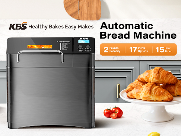 Amazon.com: KBS Premium 2LB Convection Bread Maker Dual Heaters