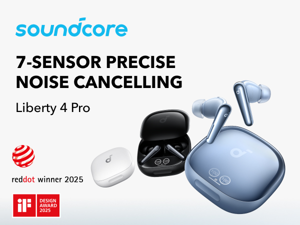 Amazon.com: Soundcore Liberty 4 Pro by Anker, Noise Cancelling