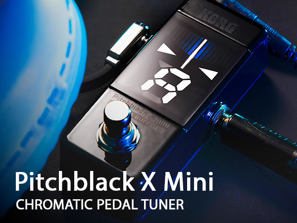 Amazon.com: Korg Pitchblack X Mini Chromatic Guitar Pedal Tuner w