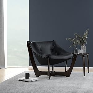 Amazon｜galaxy_ギャラクシー ルナ ローバック パーソナルチェア 革張