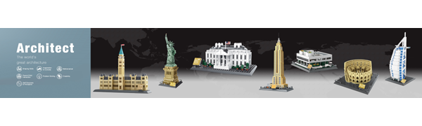 Dragon Blok Architect - The Ottawa Parliament - 608 pcs, Building